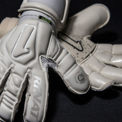 Guante De Portero Rinat Uno Alpha Blanco Plata