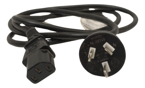 Cable Corriente Power Interlock 3 Patas Monitor O Pc Nuevo