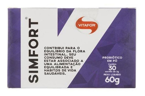Simfort Probiótico - Vitafor - 30 Sachês