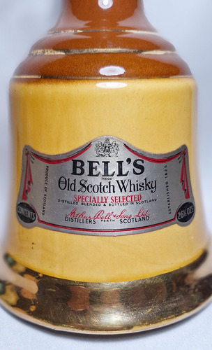 Botella Ceramica Vacía Old Scotch Whisky Bell's (Usado)