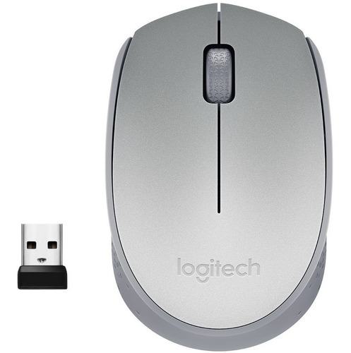 Mouse Logitech M170 Sem Fio Prateado 910-005334