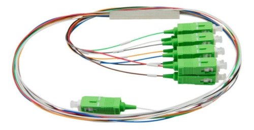 Splitter Óptico Balanceado 1x8 Sc/apc Com Conector Intelbras