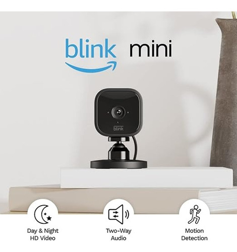 Cámara De Seguridad Inteligente Blink Mini Alexa Interna Goo