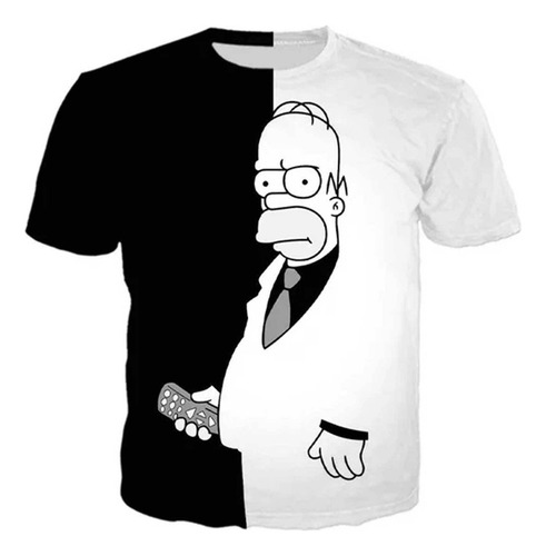 Rii Camisa De Verano Con Estampado 3d De Dibujos Animados