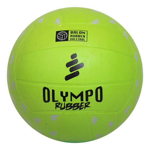 Balón Voleibol Oka Olympo Rubber N°5 Interior Y Exterior Color Verde lima