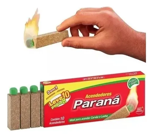 Pedernal iniciador de fogo Paraná Bastão marrom de ferrocério x 1...