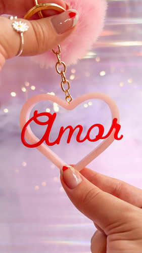 Molde Palavra Amor (2,5 Cm) - Especial Dia Das Mães