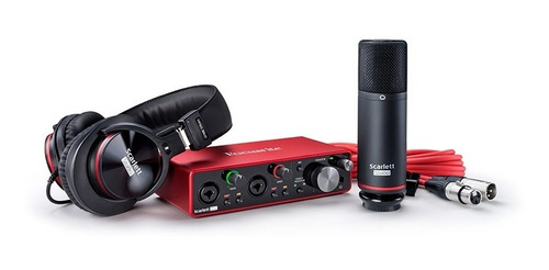 Imagem 3 de 10 de Kit Home Studio Scarlett 2i2 Studio - 3a Geração - Focusrite - Com Nota Fiscal E Garantia De 2 Anos Proshows!