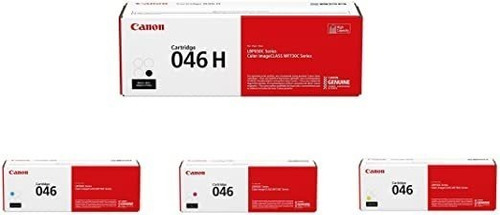 Canon 046 Toner Cartridge Set - Negro De Alto Rendimiento