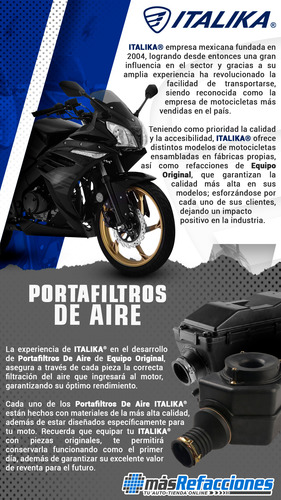 Portafiltro Aire Para Dm150 De 2022 A 2024 Italika Original