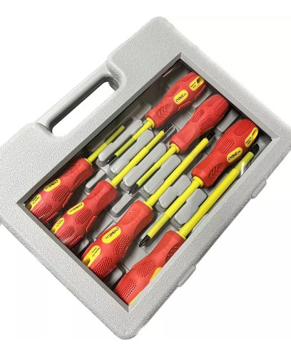 Set Destornilladores Aislados Electricidad 8 Piezas Tbcin