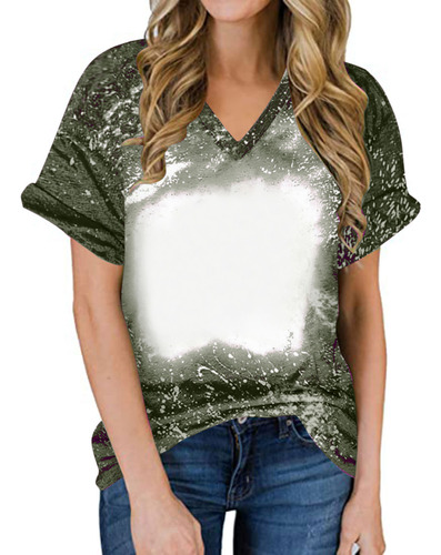 Playera H Para Mujer, Blusa Holgada Casual A La Moda Para M