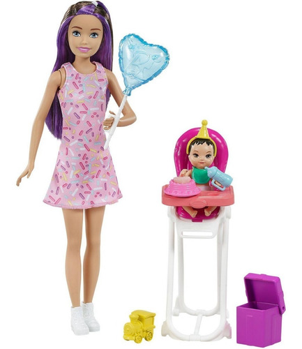 Barbie Skipper Babysitter Inc. Con Bebe Original Mattel