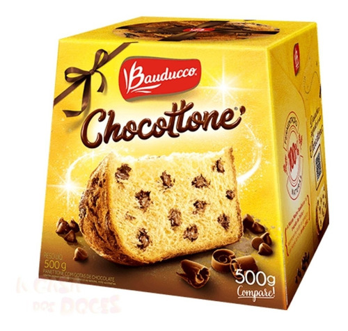 Chocottone Bauducco Panetone Chocolate - Kit Natal 2 Caixas 