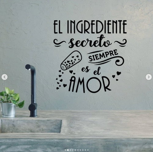 Sticker Pared Cocina Color A Eleccion