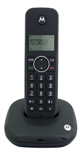 Telefone Motorola MOTO500ID sem fio - cor preto