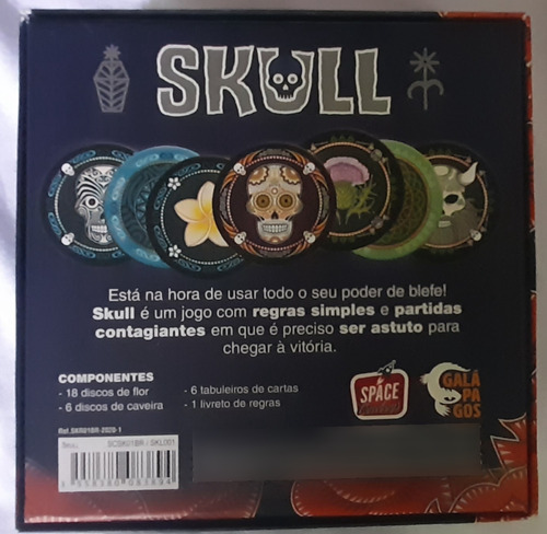 Jogo De Tabuleiro Skull Classic Galapagos Português.