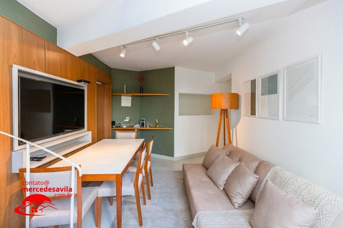 Imagem 3 de 15 de Flat Duplex Vila Nova Conceicao 46 M² - V-104649