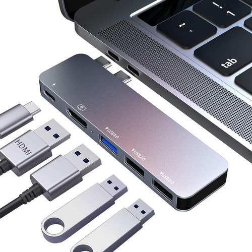 Adaptador Raycue Usb C Para Macbook Adaptador Macbook Hdmi,