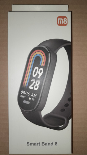 Reloj Inteligente Smartband M8 Negro Lisa Azul Negro
