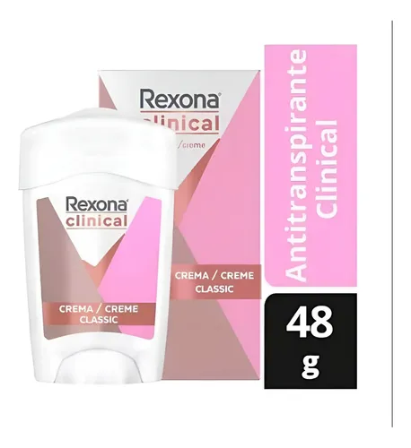 DESODORANTE REXONA CLINICAL CREME 58G - TUBO GRANDE - NOVA EMBALAGEM