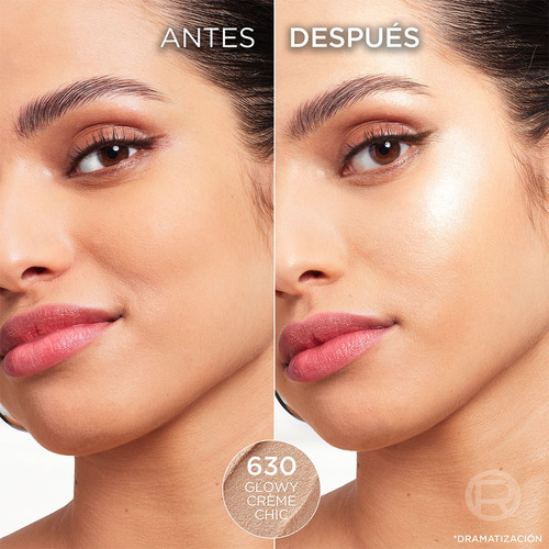 Iluminador En Barra Lumi Highlight Stick De L'Óréal Paris Cream Chic