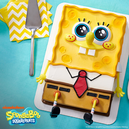 Decoración Para Tartas Bob Esponja Juego 5 Piezas Fiesta