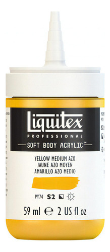 Tinta Acrílica Liquitex Soft Body 59ml S2 Yellow Medium Azo