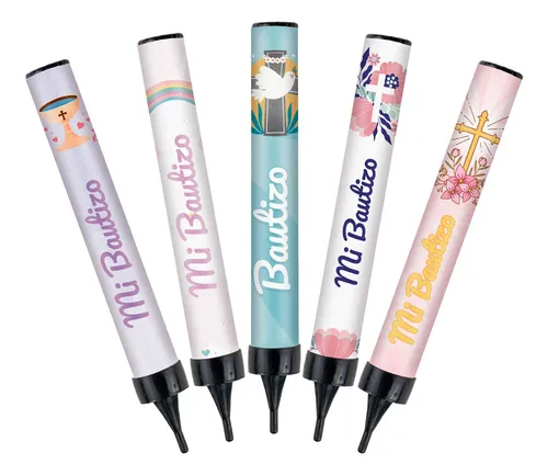 comprar 25 Pzas Vela Mágica De 14.5cm Bautizo Chispa Fría