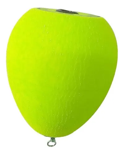 Boya Big Head con eslabón giratorio, 100% Eva, 10 g, Jr Fishing, colores: amarillo