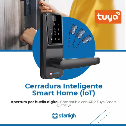 CERRADURA SMART CON HUELLA DIGITAL-TARJETADE ACCESO Y MARCACION NUMERI —  Rodelag Panamá