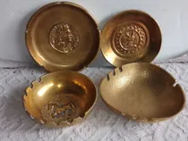 Comprar Antiguos Adornos Bronce Ceniceros Decoración X Unidad 