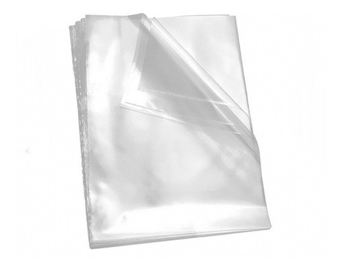 Saco Plástico Transparente  40x50 Esp.0,20 25 Und C/ 1kg Pe
