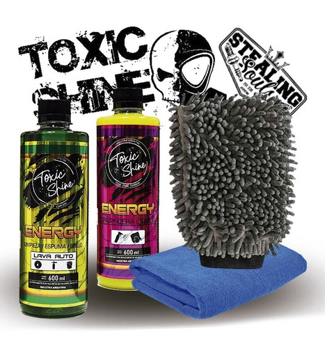 Toxic Shine | Kit Combo Lavado | Básico #23 | Shampoo + Cera