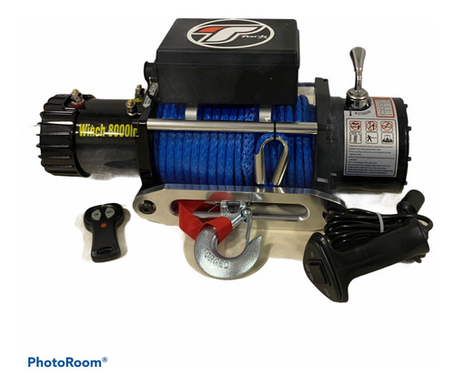 Imagem 1 de 5 de Guincho Elétrico 8000lbs Winch Cabo Kevlar Sintético