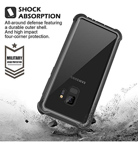 Dexnor Funda Galaxy S9 Con Protector De Pantalla Transparent
