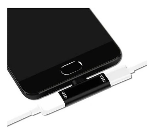 Adaptador USB-C a 2 USB-C hembra que carga para escuchar música ADP-30