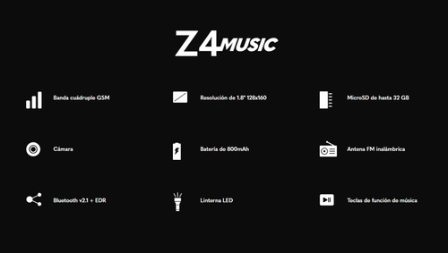 Imagen 8 de 8 de Blu Z4 Music Coral Oferta Teclado Adultos Dual Sim Barato