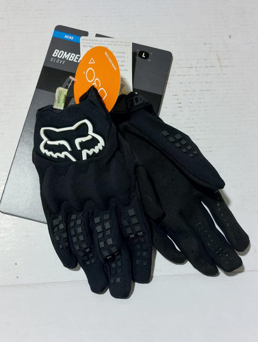 Guantes Moto Fox Bomber Lt Proteccion 30d Glove Negro
