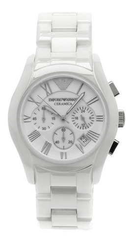 Special Offer Relógio Armani Ar1403 Men Ceramic White Watch