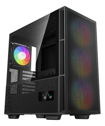 Gabinete Deepcool Ch560 Digital 4 Ventiladores Color Negro