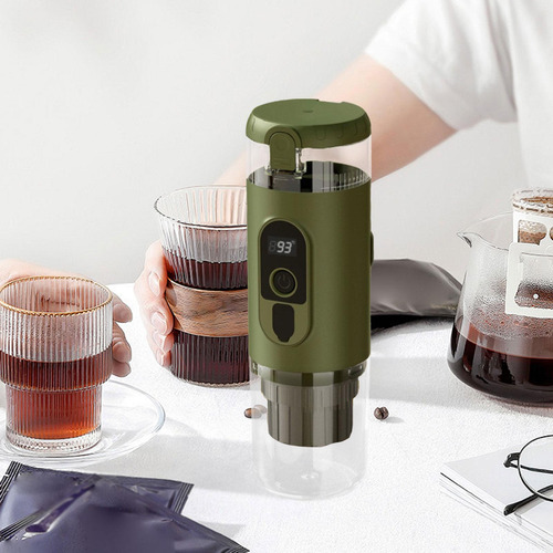 Máquina De Espresso Portátil Genérico Máquina De Verde