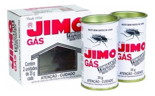 Bomba De Gas Jimo Fumigante X 2 35 G No Deja Olor