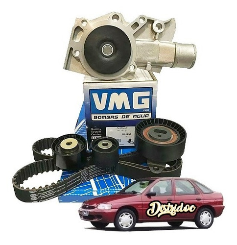 Kit Distribución Gates+ Bomba Agua Vmg Escort Zetec 1.8 16v