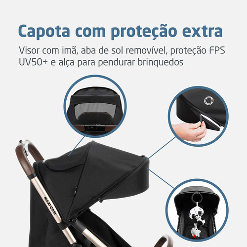 Carrinho Eva³ Bebê Conforto E Base Isofix 360° Pro Maxi Cosi