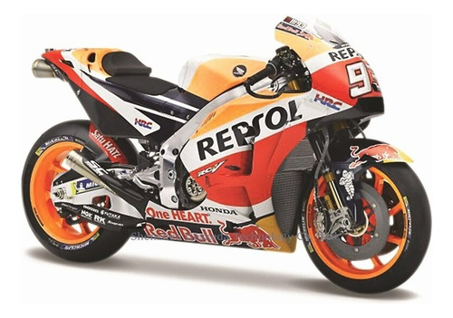 Maisto Honda Repsol Moto 2018 N° 93 Marc Marquez Escala 1:18