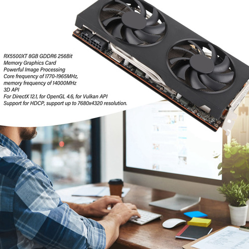 Tarjeta Gráfica Gpu Rx5700 Xt 8gb Gddr6 256bit Pci Express 4