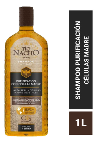 Tío Nacho Shampoo Celulas Madre Vegetales 1 Lt