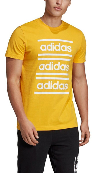 remera adidas amarilla mujer