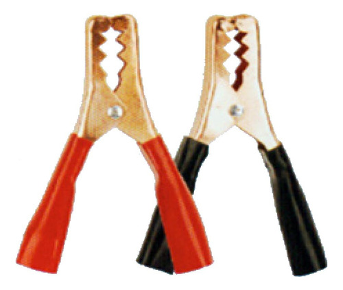 Set Pinza 50 Amp. 2 Und. Rojo/negro - Generico